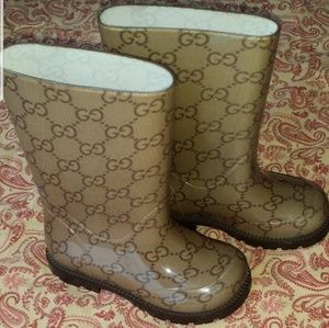 Gucci rain boots